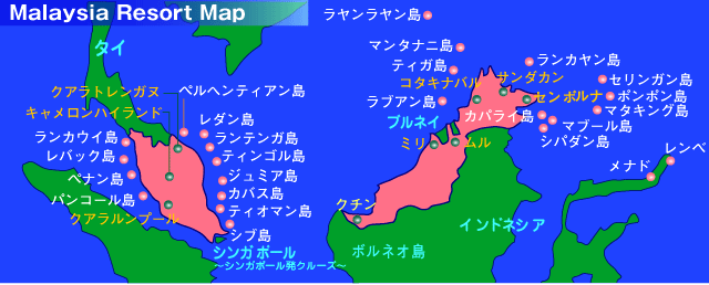 malaysia resort map