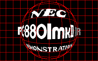 PC-8801mkIIMR DEMONSTRATION (#3)
